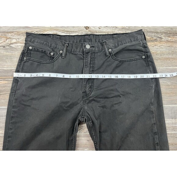 Levi's 514 Men's Jeans 38x32 Grey Cotton Straight Leg Jeans Modern Casual - Picture 13 of 14